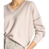 Brunello Cucinelli Pullover Mit Cashmere Und Perlenbesatz weiss