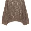 Brunello Cucinelli Pullover Mit Leinen braun