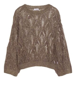 Brunello Cucinelli Pullover Mit Leinen braun