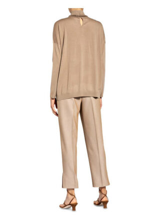 Brunello Cucinelli Pullover Mit Perlenbesatz braun