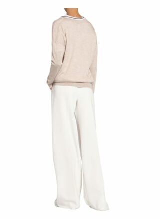 Brunello Cucinelli Pullover Mit Schmucksteinbesatz beige