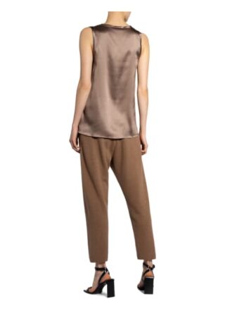 BRUNELLO CUCINELLI Top Damen, Beige