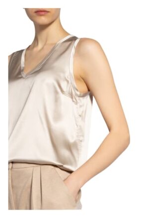 BRUNELLO CUCINELLI Top Damen, Beige