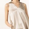 Brunello Cucinelli Seidentop beige