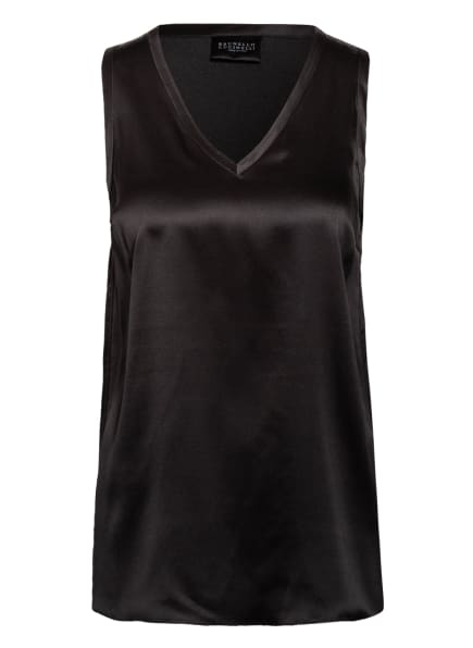BRUNELLO CUCINELLI Top Damen, Schwarz BRUNELLO CUCINELLI Top Damen, Schwarz
