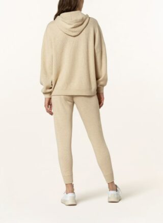 Brunello Cucinelli Strick-Hoodie Mit Cashmere Und Schmucksteinbesatz beige