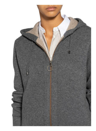 Brunello Cucinelli Strickjacke Aus Cashmere braun
