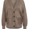 Brunello Cucinelli Strickjacke Aus Leinen gruen