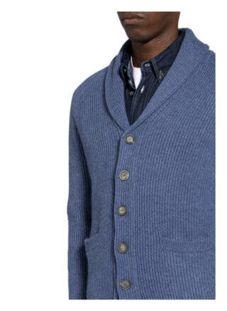 Brunello Cucinelli Strickjacke Mit Cashmere blau