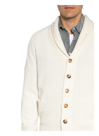 Brunello Cucinelli Strickjacke Mit Cashmere weiss