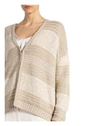 BRUNELLO CUCINELLI Strickjacke Damen, Beige