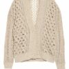 Brunello Cucinelli Strickjacke Mit Paillettenbesatz beige