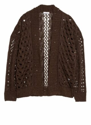 Brunello Cucinelli Strickjacke Mit Paillettenbesatz braun