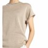 Brunello Cucinelli Strickshirt Mit Schmucksteinbesatz beige