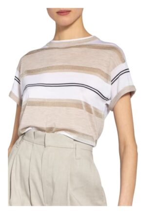Brunello Cucinelli Strickshirt beige
