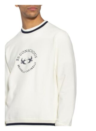 Brunello Cucinelli Sweatshirt weiss