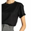 Brunello Cucinelli T-Shirt Aus Leinen schwarz