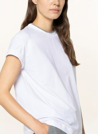 BRUNELLO CUCINELLI T-Shirts Damen, Weiß