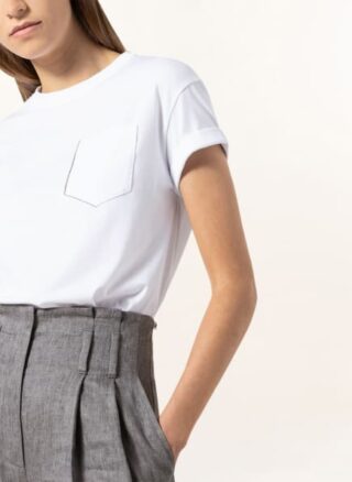 Brunello Cucinelli T-Shirt weiss