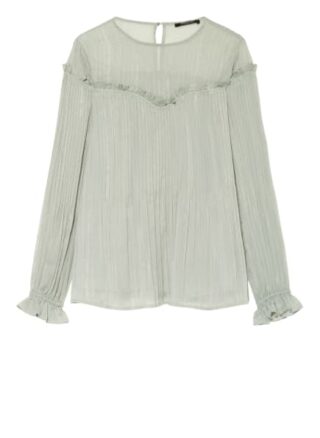 Bruuns Bazaar Blusenshirt Senna Calla Mit Glitzergarn gruen
