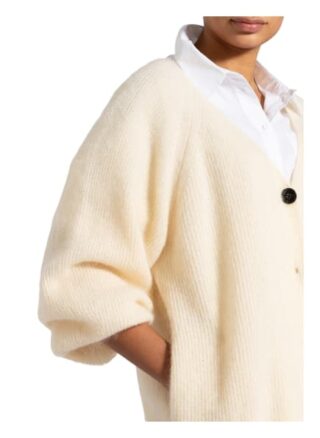 By Malene Birger Strickjacke Cinnum Mit Mohair weiss