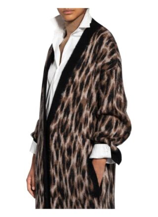 By Malene Birger Strickjacke Humulus braun
