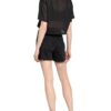Calvin Klein Cropped-Shirt schwarz