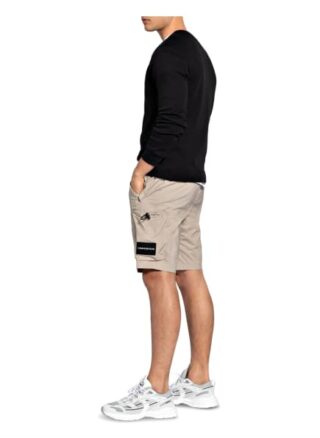 Calvin Klein Jeans Cargo-Shorts Herren, Beige