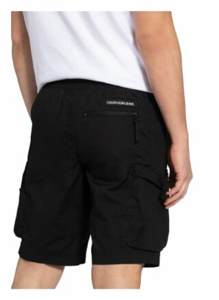 Calvin Klein Jeans Cargo-Shorts schwarz