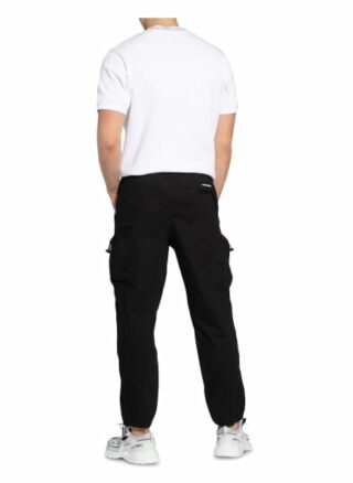 Calvin Klein Jeans Cargohose Im Jogging-Stil Regular Fit schwarz