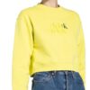 Calvin Klein Jeans Cropped-Sweatshirt gruen