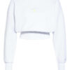 Calvin Klein Jeans Cropped-Sweatshirt weiss