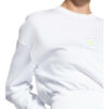 Calvin Klein Jeans Cropped-Sweatshirt weiss