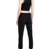 Calvin Klein Jeans Cropped-Top Milano schwarz