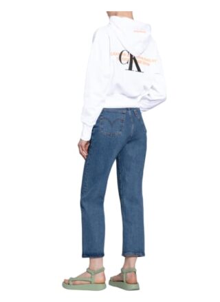 Calvin Klein Jeans Hoodie weiss