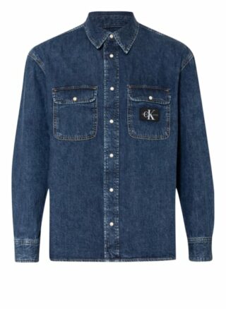 Calvin Klein Jeans Overshirt Herren, Blau