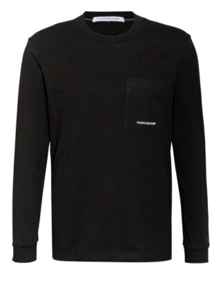 Calvin Klein Jeans Longsleeve Herren, Schwarz