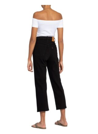 Calvin Klein Jeans Off-Shoulder-Shirt Milano weiss