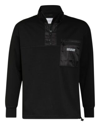 Calvin Klein Jeans Sweatshirt Herren, Schwarz