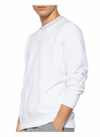 Calvin Klein Jeans Sweatshirt Herren, Weiß