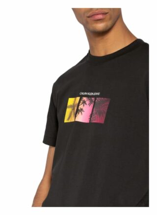 Calvin Klein Jeans T-Shirt Herren, Schwarz