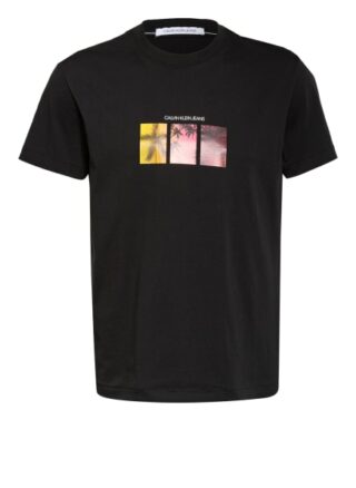 Calvin Klein Jeans T-Shirt Herren, Schwarz