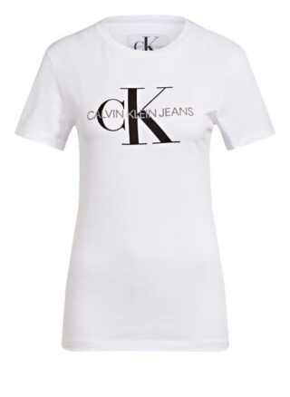 Calvin Klein Jeans T-Shirts Damen, Weiß
