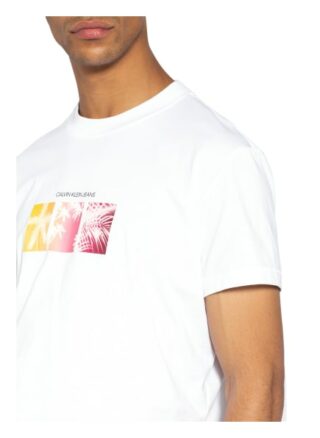 Calvin Klein Jeans T-Shirt Herren, Weiß