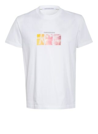 Calvin Klein Jeans T-Shirt Herren, Weiß