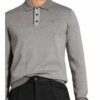 Calvin Klein Jersey-Poloshirt grau
