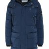 Calvin Klein Steppjacke Mit Abnehmbarer Kapuze blau