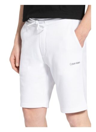Calvin Klein Sweatshorts weiss