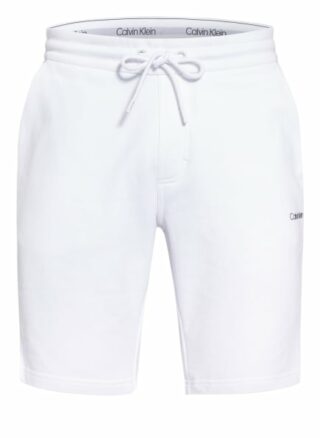 Calvin Klein Sweatshorts weiss