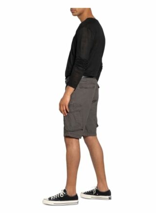 Camel Active Cargo-Shorts Houston Regular Fit grau